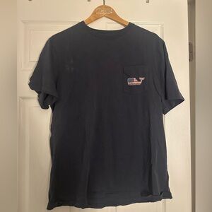 Vineyard Vines Dark Blue Pocket Tee